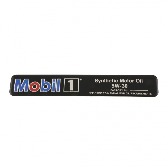 Corvette Under Hood Emblem, Mobil 1, 1993-1996