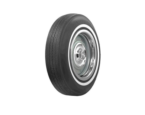 Corvette Tire, Firestone 7.75X15 7/8 Inch Whitewall, 1965-1967