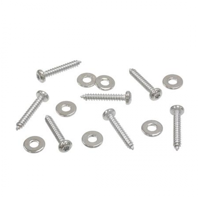 Corvette Door Jamb Detail Screw Kit, 7 Piece, 1997-2004