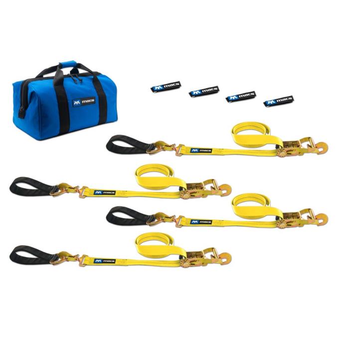 Race Ramps Ultra Pack Tie-Down Straps with Detachable Axle Straps 514216