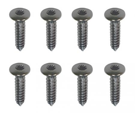 Camaro Headlight Bezel Mounting Screws, Z28 and Rally Sport, Black, 1978-1981