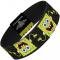 Elastic Bracelet - 1.0" - SpongeBob Pose Flip/Camo Gray/Black