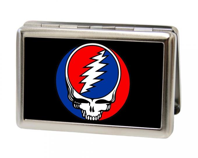 Business Card Holder - LARGE - Steal Your Face FCG Black/Full Color