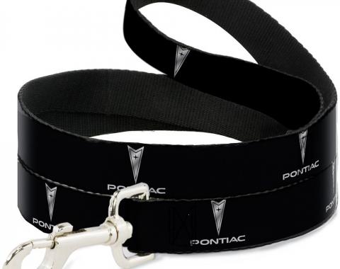 Dog Leash Pontiac Black/Silver Logo REPEAT