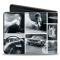Bi-Fold Wallet - 1967 Pontiac GTO Snapshots White/Grays