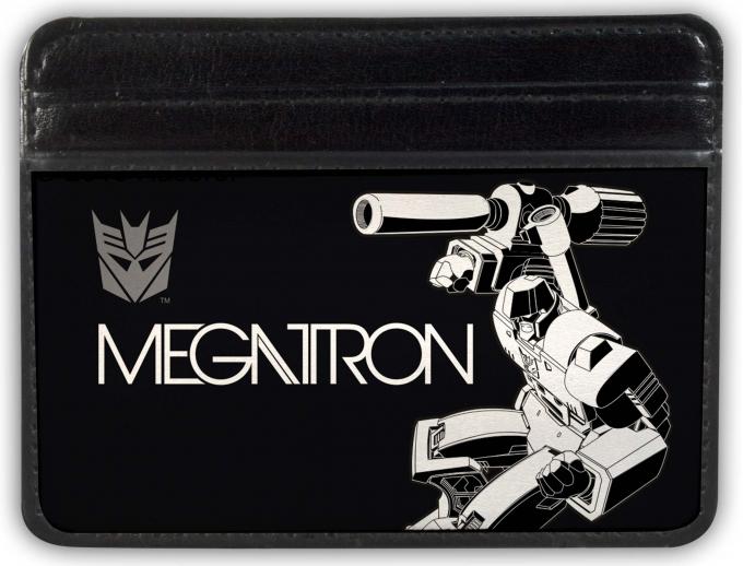 Weekend Wallet - MEGATRON Pose/Decepticon Logo Black/Gray/White