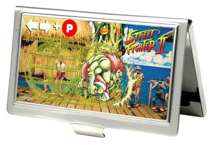 Business Card Holder - SMALL - Street Fighter II Blanka Rolling Attack FCG