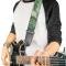 Guitar Strap - One Dollar Bill Eye of Providence/Bald Eagle CLOSE-UP