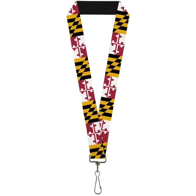 Buckle-Down Lanyard - Maryland Flags