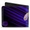 Bi-Fold Wallet - POKEMON #150 MEWTWO Charged Pose Black/Silver/Purples/Blues