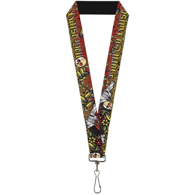 Buckle-Down Lanyard - Born to Raise Hell Red