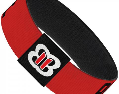 Elastic Bracelet - 1.0" - Brie Bella BRIE MODE Red/Black