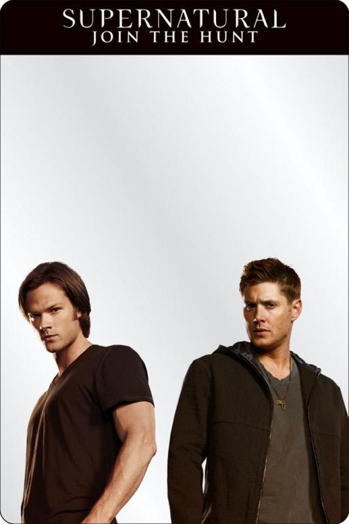 Locker Mirror - SUPERNATURAL-JOIN THE HUNT Winchester Brothers Pose