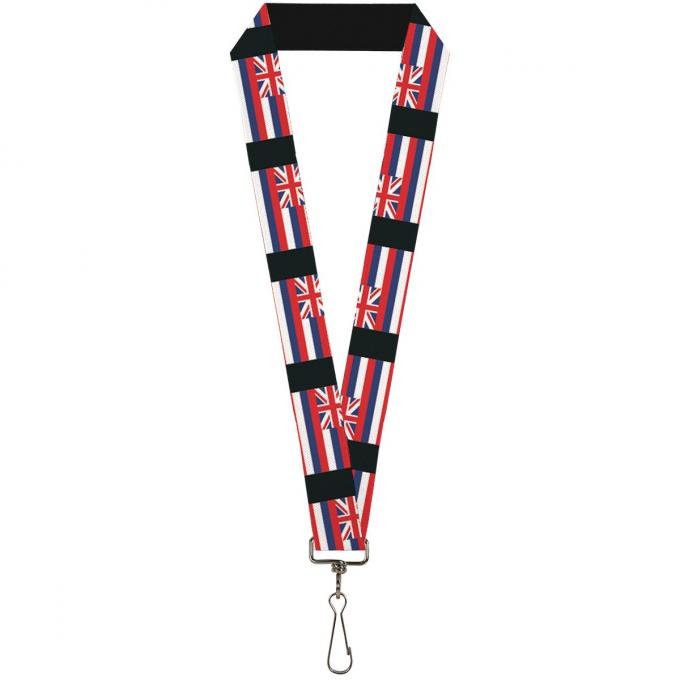 Buckle-Down Lanyard - Hawaii Flags