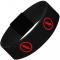 Elastic Bracelet - 1.0" - Reverse Flash Logo Black/Red