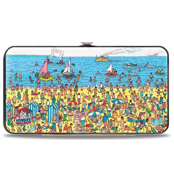 Hinged Wallet - Where's Waldo? On the Beach