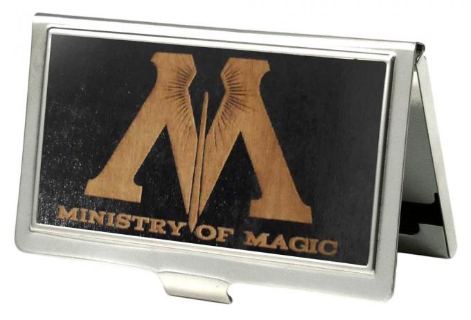 Business Card Holder - SMALL - M-MINISTRY OF MAGIC Symbol GW Black