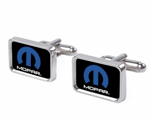 Cufflink Set - MOPAR Logo FCG Black/Blue/White