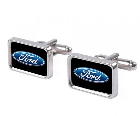Cufflink Set - Ford Oval Logo FCG Black/Blue