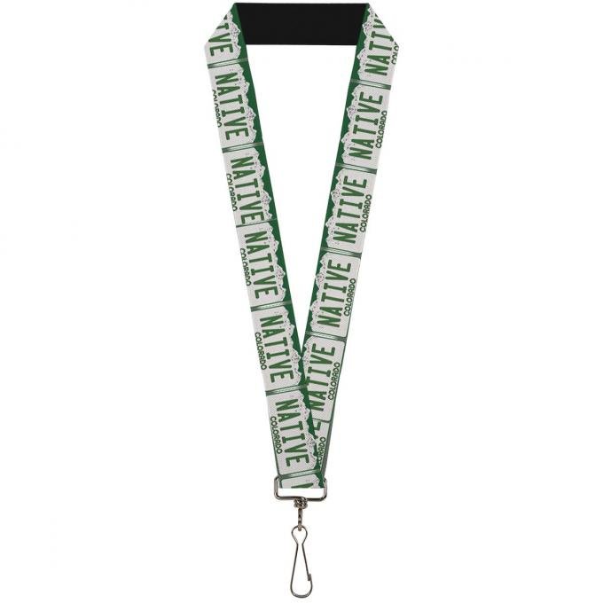 Buckle-Down Lanyard - Colorado License Plate NATIVE