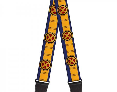 MARVEL X-MEN 
Guitar Strap - X-Men Cyclops Utility Strap Blue/Gold/Black/Red