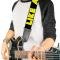 Guitar Strap - LIKE A BOSS Black/Yellow