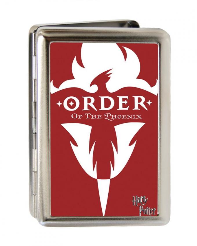 Business Card Holder - LARGE - Harry Potter ORDER OF THE PHOENIX/Logo FCG Red/White