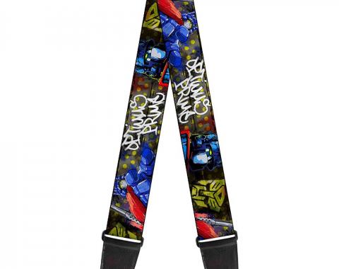 Guitar Strap - OPTIMUS PRIME Pose/Tag/Autobot Logo