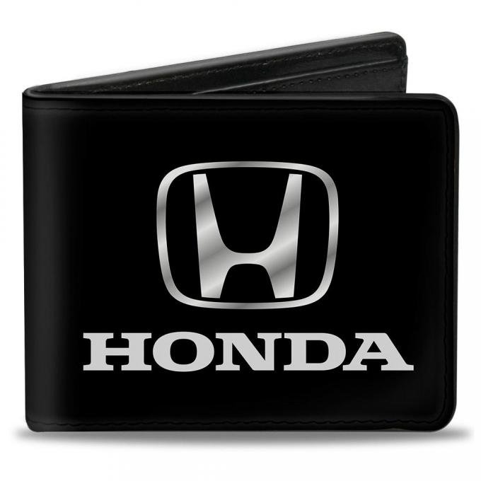 Bi-Fold Wallet - Honda Black/Silver