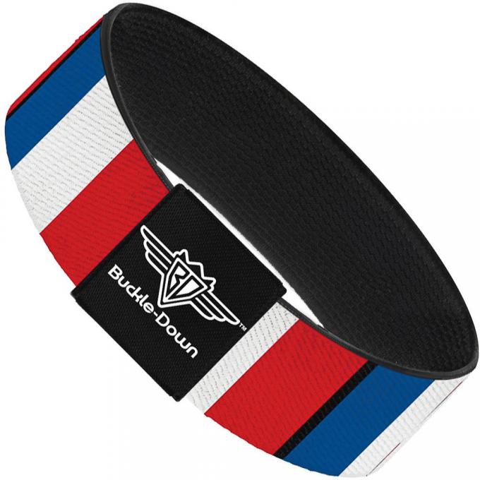 Buckle-Down Elastic Bracelet - France Flags