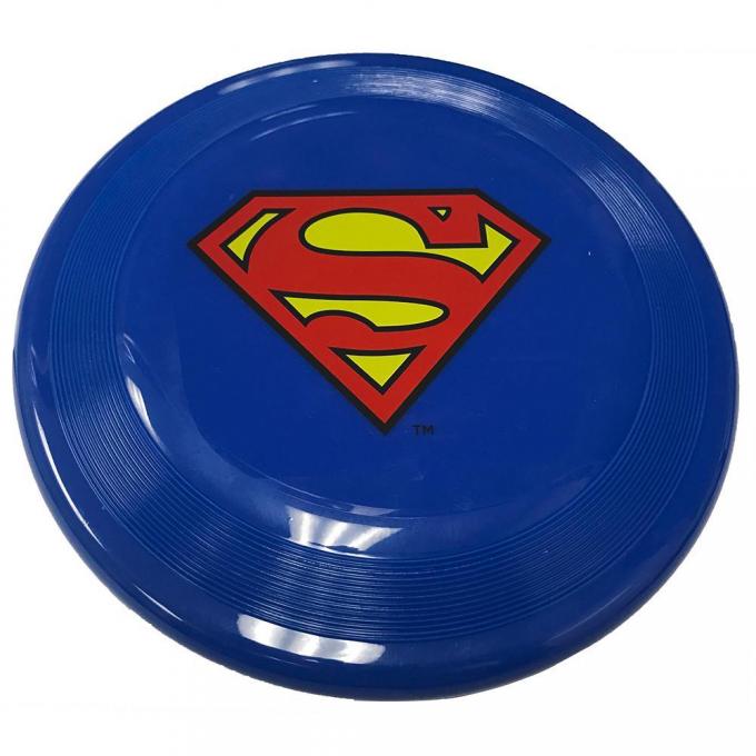 Dog Toy Frisbee - Superman Shiled Blue