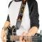 Guitar Strap - Hot Rod w/Flames