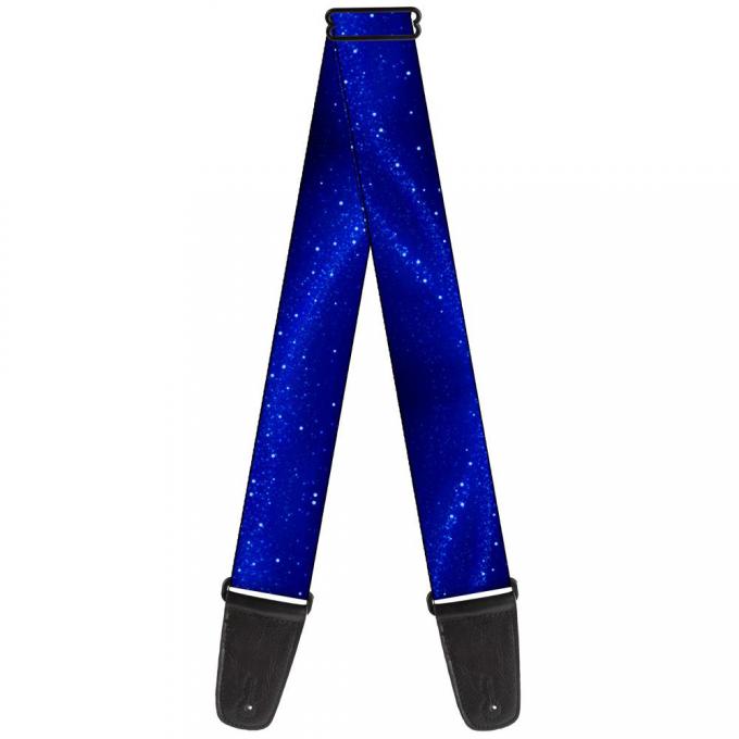 Guitar Strap - Galaxy Arch Blues/White