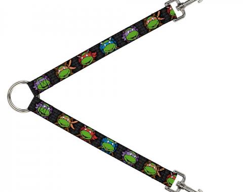 Dog Leash Splitter - Classic TMNT Expessions/Battle Gear Gray/Multi Color