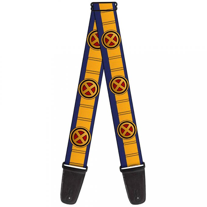 MARVEL X-MEN 
Guitar Strap - X-Men Cyclops Utility Strap Blue/Gold/Black/Red