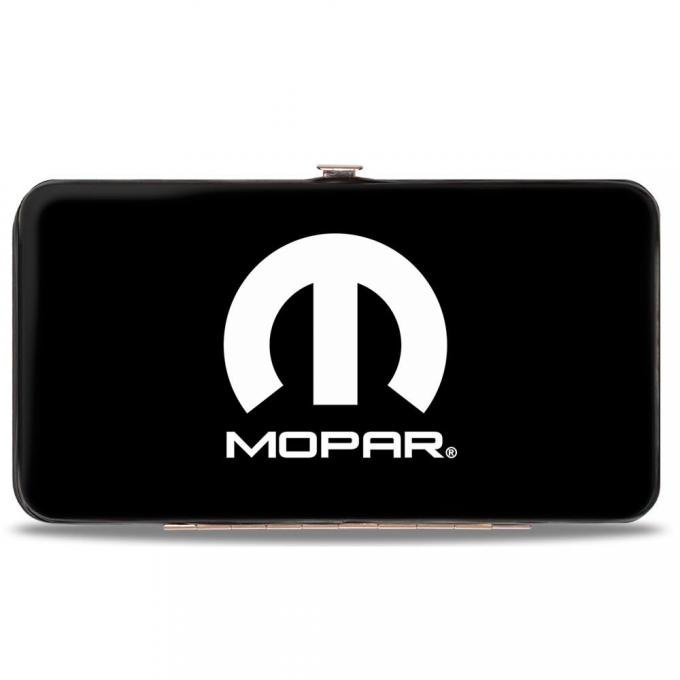 Hinged Wallet - MOPAR Logo Black/White
