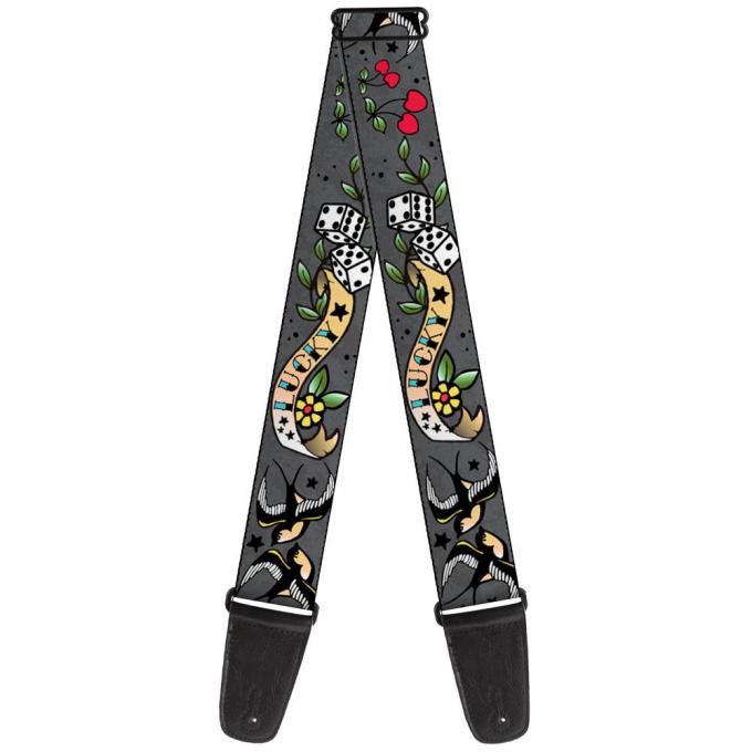 Guitar Strap - Lucky Gray