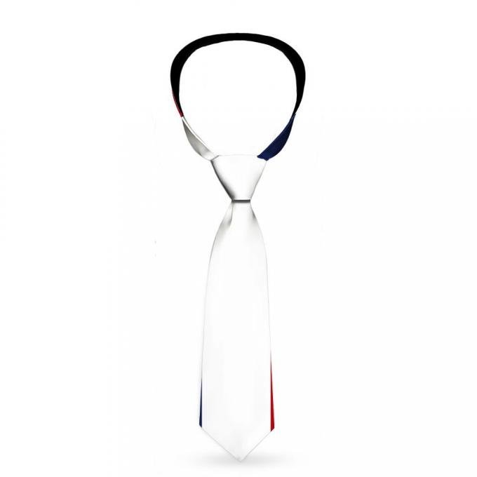 Buckle-Down Necktie - Stripes Red/White/Blue