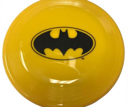 Dog Toy Frisbee - Batman Bat Icon Yellow/Black