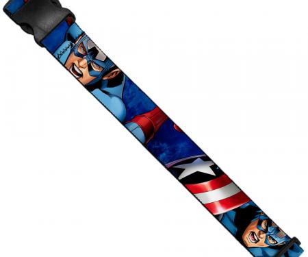 MARVEL AVENGERS  
Luggage Strap - Marvel Avengers Captain America Action1 Blue