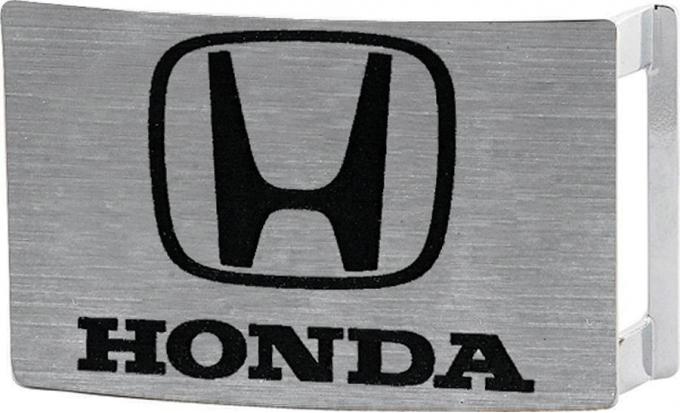 Honda Rock Star Buckle - Brushed Silver/Black