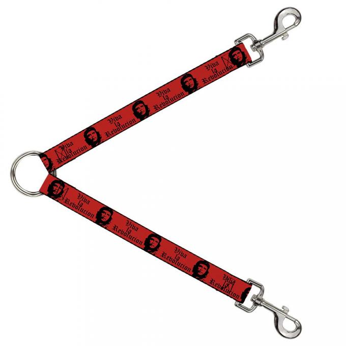 Dog Leash Splitter - Che Red/Black