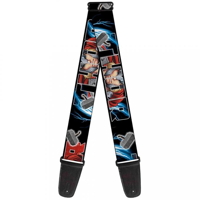 MARVEL AVENGERS  
Guitar Strap - THOR Poses/Hammer