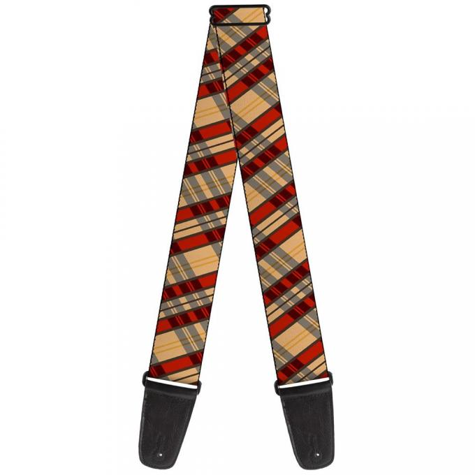 Guitar Strap - Americana Plaid X