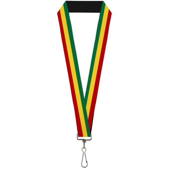 Buckle-Down Lanyard - Rasta