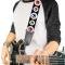 Guitar Strap - Eyeballs Black/Multi Color