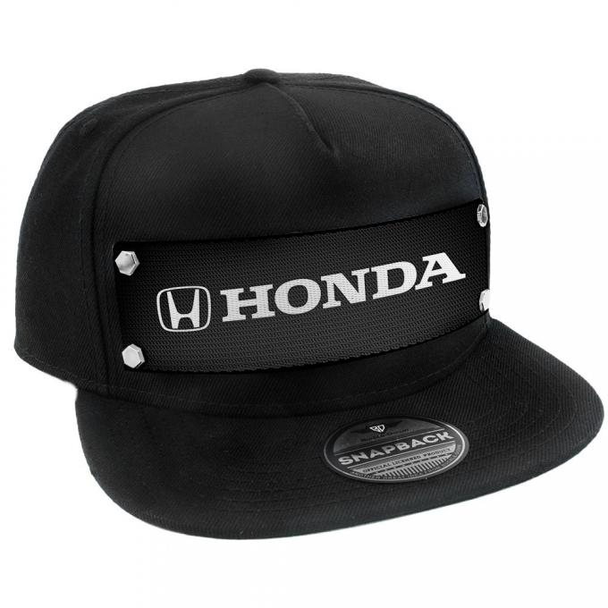 Embellishment Trucker Hat BLACK - HONDA Logo White/Black