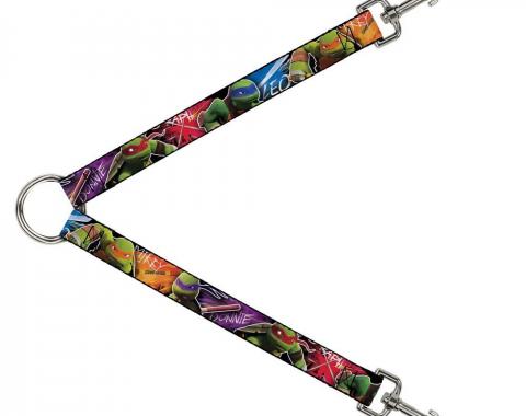 Dog Leash Splitter - TMNT New Series Character Action Pose CLOSE-UP Multi Color