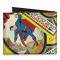 Canvas Bi-Fold Wallet - Classic SUPERMAN #1 Flying Cover Pose