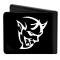 Bi-Fold Wallet - Dodge Demon Icon Black/White